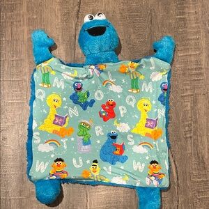 Sesame Street Blue Cookie Monster Lovey